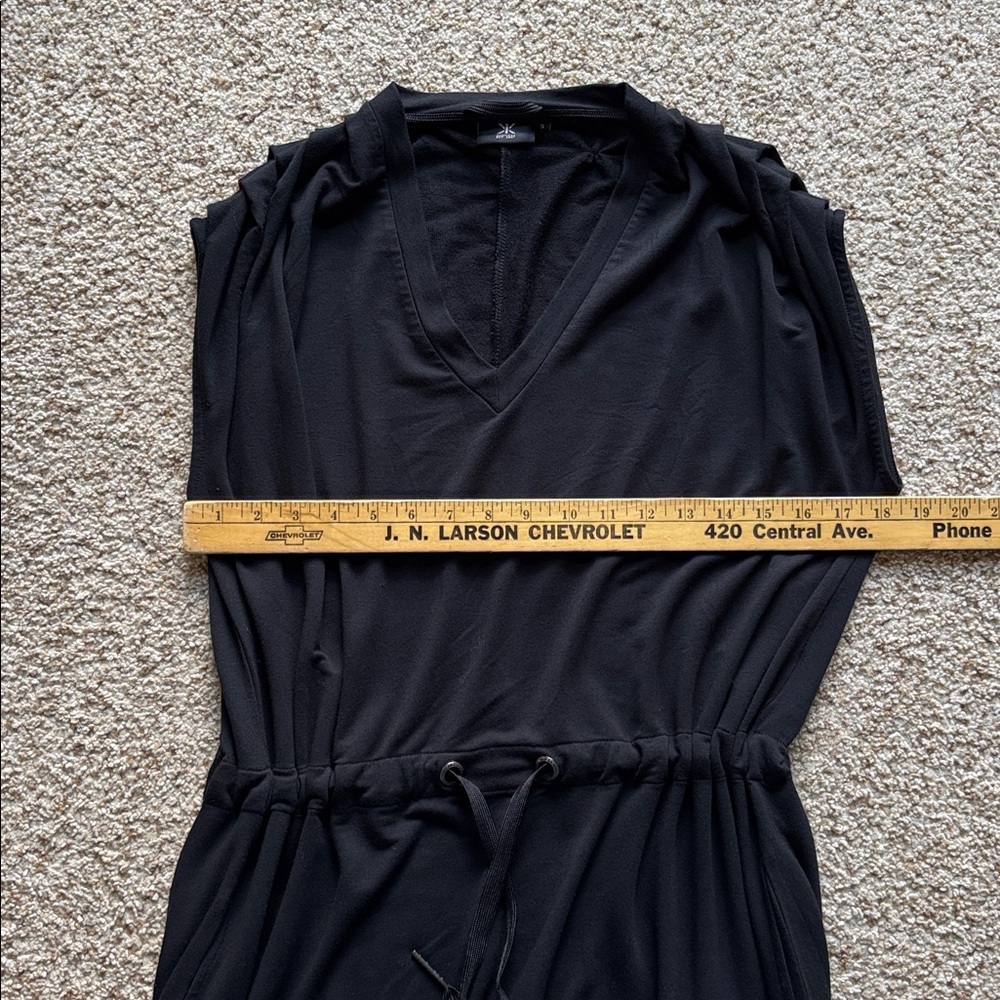 Onepiece Norwegian Norway Woman’s Black Bamboo V-Neck Sleeveless Jumpsuit Small - Picture 14 of 16